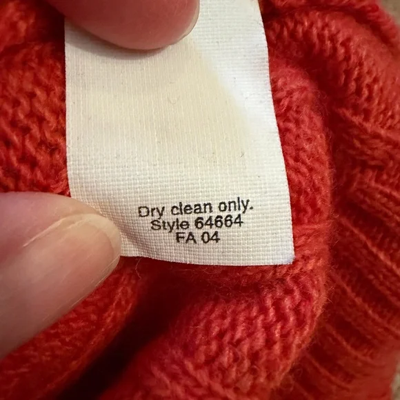 J. Crew Vibrant Red Cable Knit Cashmere Blend Cardigan - Picture 5 of 5